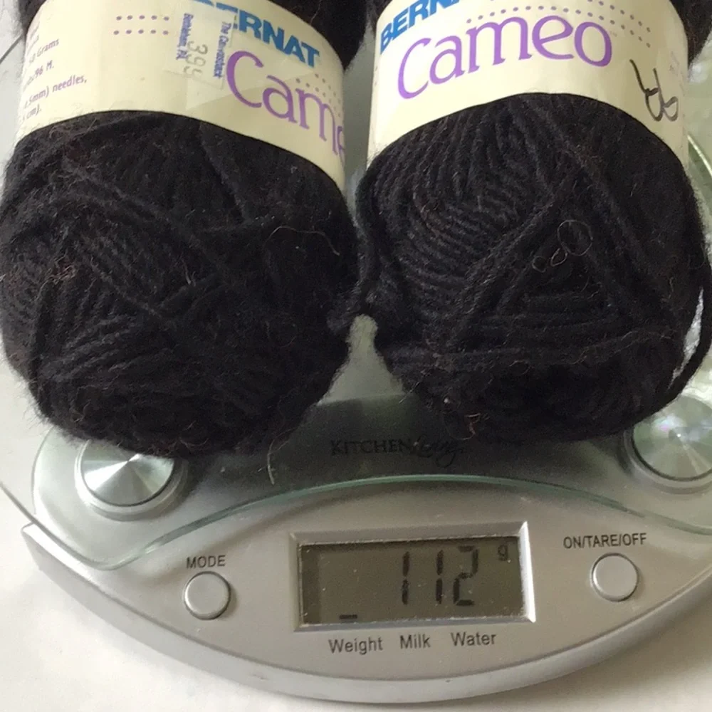 Bernat Cameo Yarn Bundle in Black and Brown